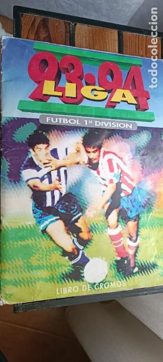 Sports collectibles: ALBUM LIGA 93 94 ADHESIVO muy completo UN CROMO POR CASILLA