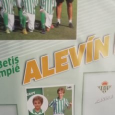 Coleccionismo deportivo: CROMO GAVI REAL BETIS ALEVIN. PEGADO ALBUM