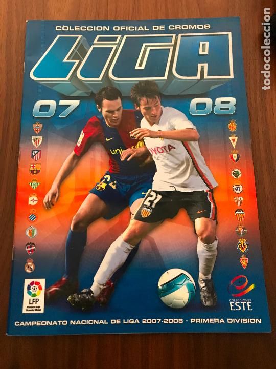 Colecionismo desportivo: ALBUM FUTBOL VACIO 07 08 , CON LOS CROMOS QUE VEN&Iacute;AN CON EL ALBUM PEGADOS , EDITORIAL ESTE