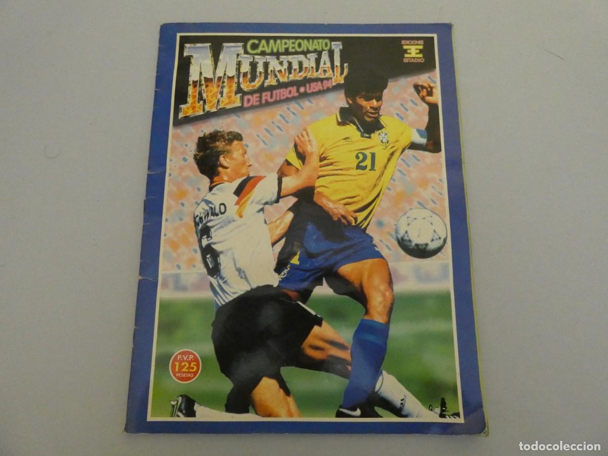 Sports collectibles: MAGNIFICO ALBUM CROMOS DE FUTBOL CAMPEONATO MUNDIAL USA 94 EDICIONES ESTADIO