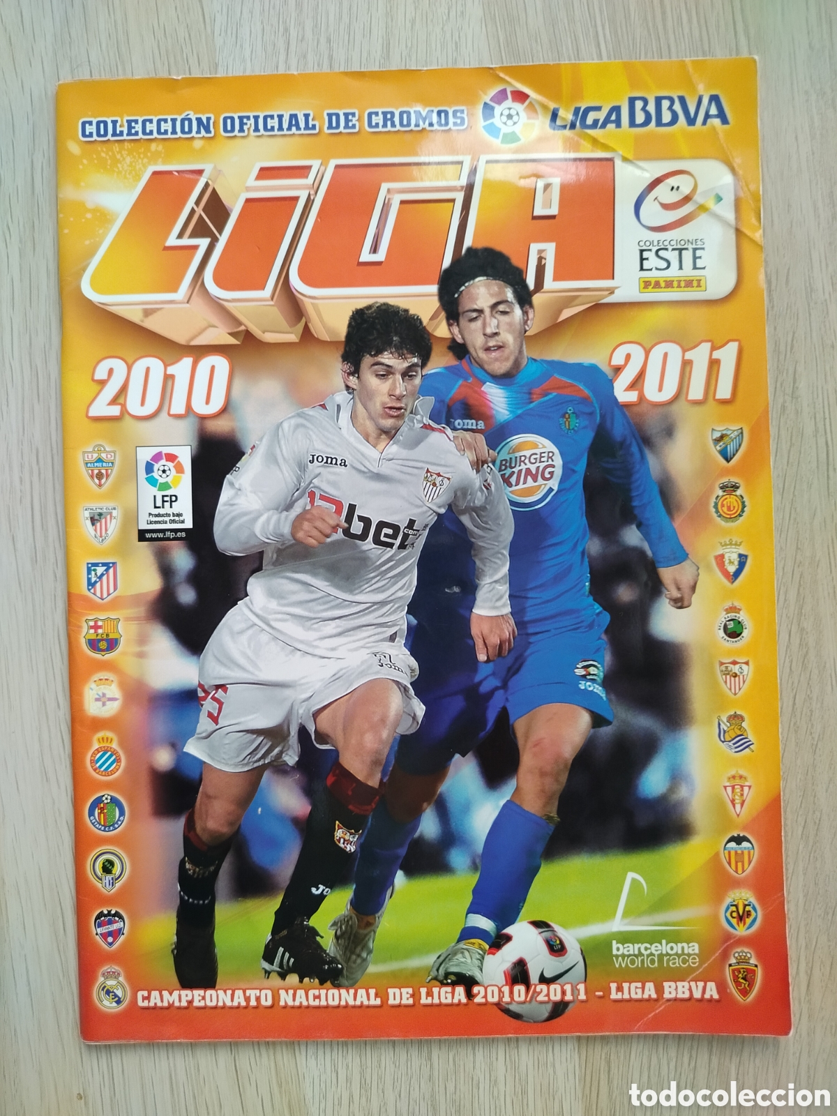 Collectionnisme sportif: ALBUM DE FUTBOL PANINI 2010-2011