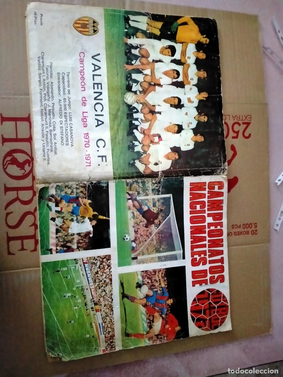 Collectionnisme sportif: album de cromos de futbol de ruiz romero liga 71-72