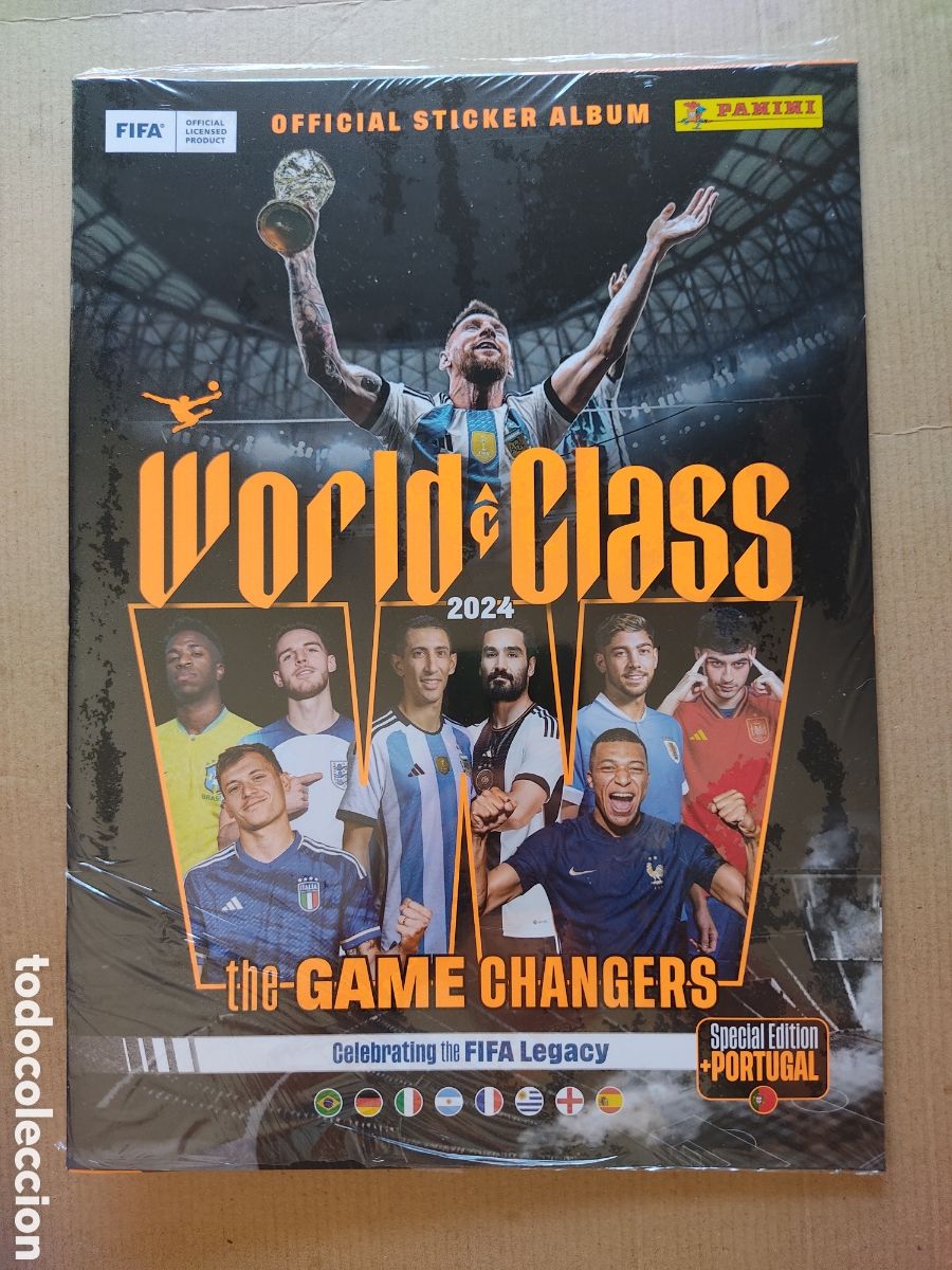 Collectionnisme sportif: ALBUM VACIO CROMO STICKER FUTBOL PANINI 2023-2024 COLECCI&Oacute;N WORLD CLASS 23-24