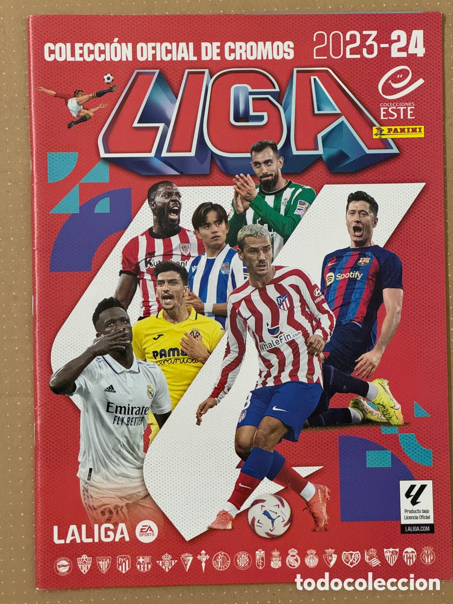 Collectionnisme sportif: &Aacute;lbum vac&iacute;o Liga Este 2023/24
