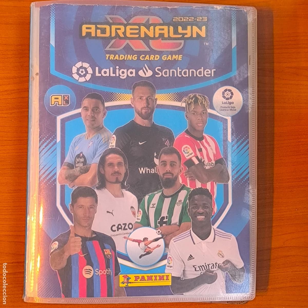 Colecionismo desportivo: Album archivador Adrenalyn 2022-23 con 435 cards