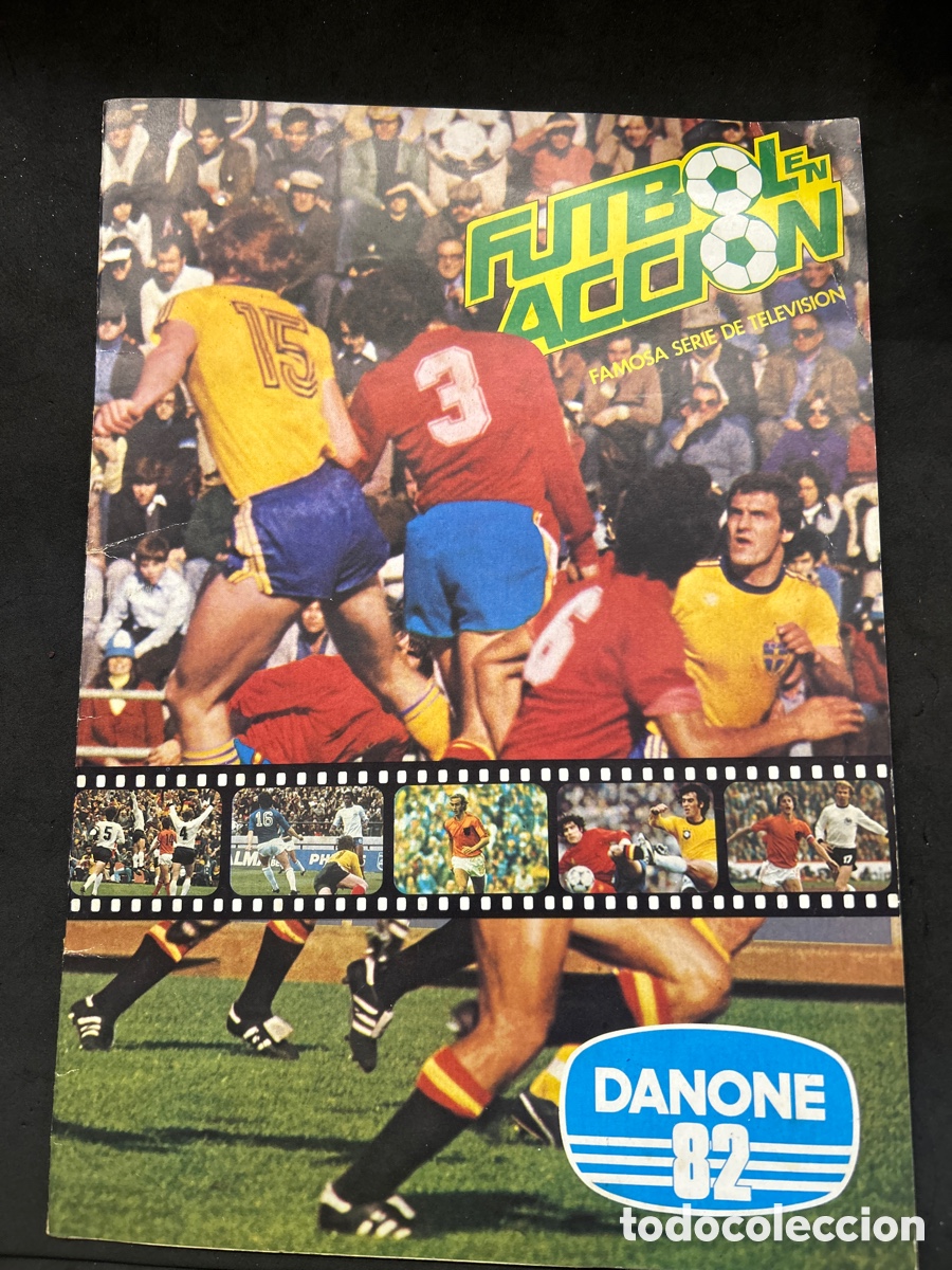 Coleccionismo deportivo: Album 1982 Danone. Mundial Espana 82 Futbol en accion.