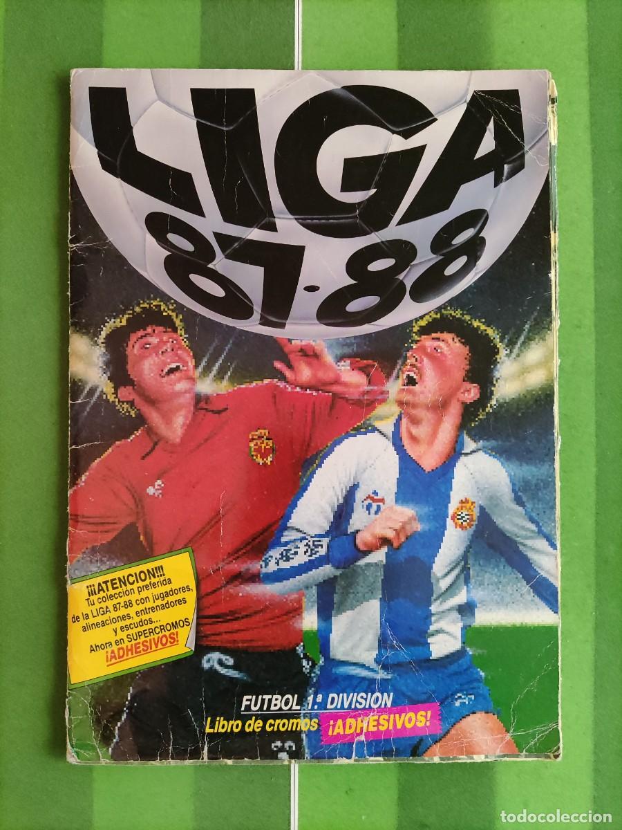 Collezionismo sportivo: Album incompleto Ediciones este 87-88 con 408 cromos (374 b&aacute;sicos y bajas, 34 fichajes)
