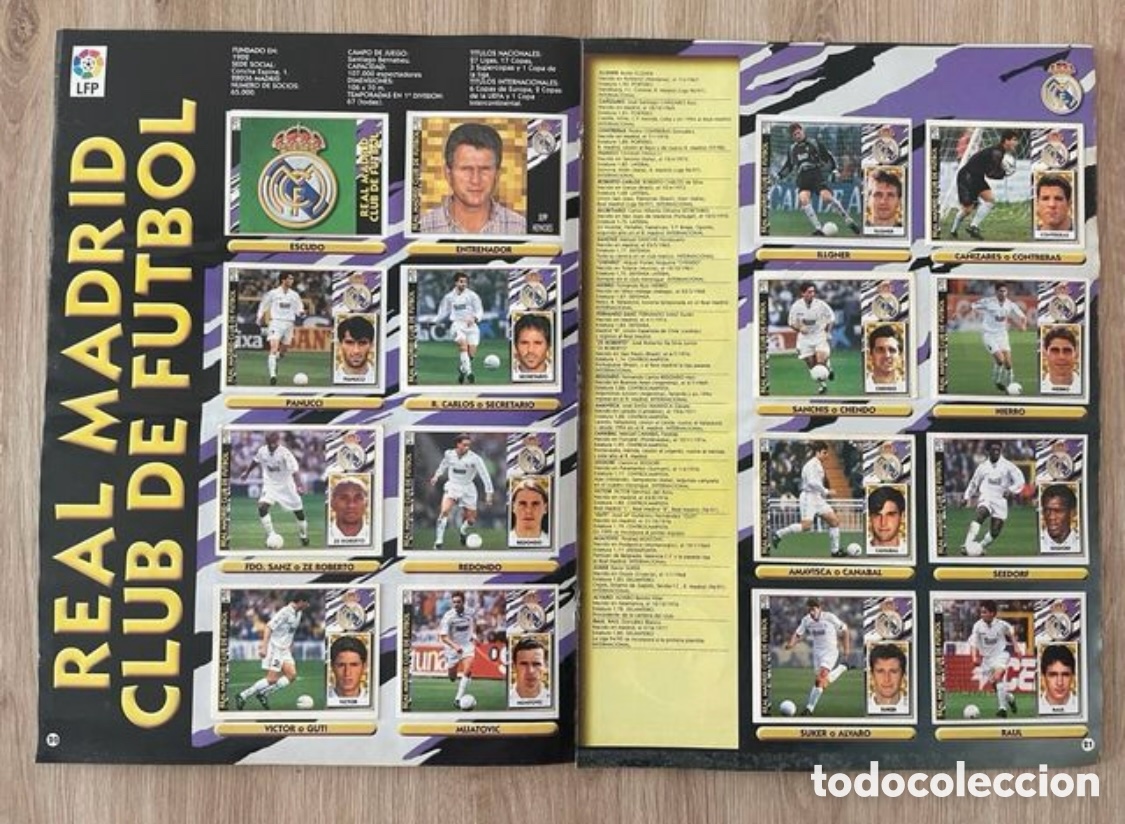 Coleccionismo deportivo: &Aacute;lbum ediciones Este 97/98 - Foto 3