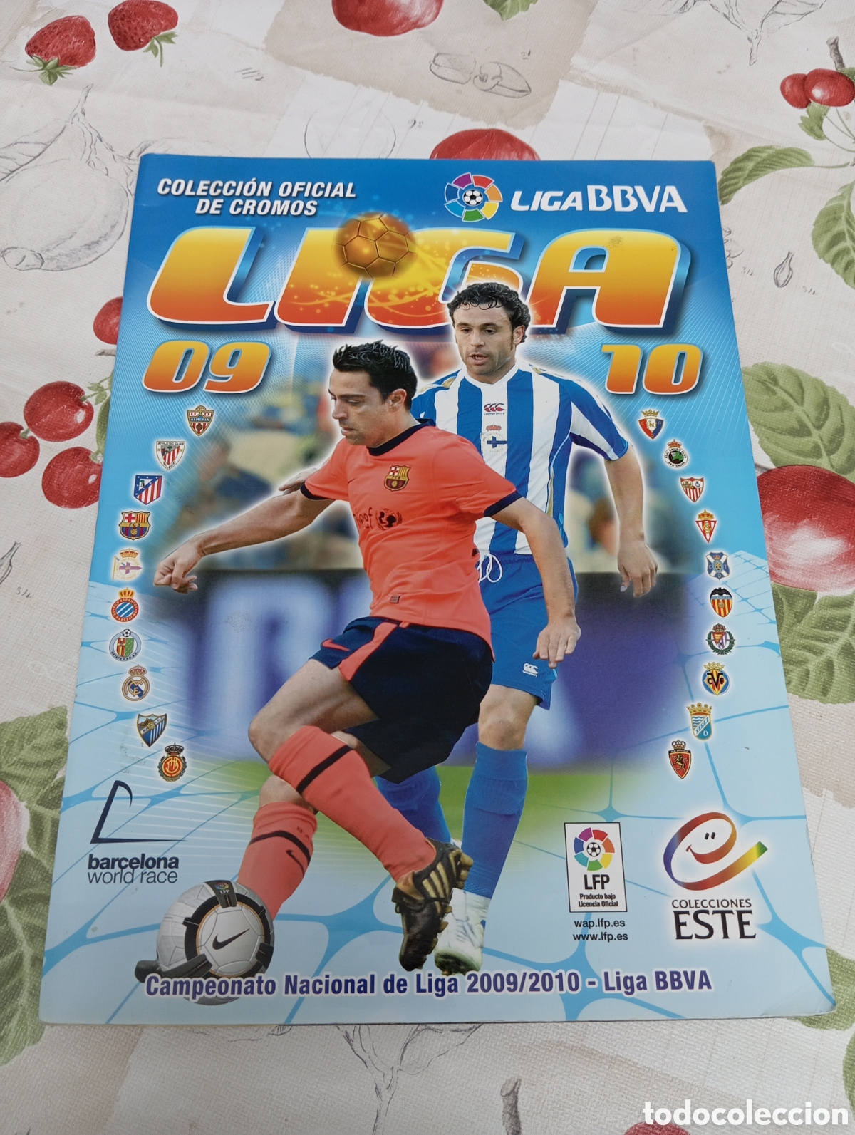 Coleccionismo deportivo: ALBUM CROMOS VAC&Iacute;O 2009 - 2010