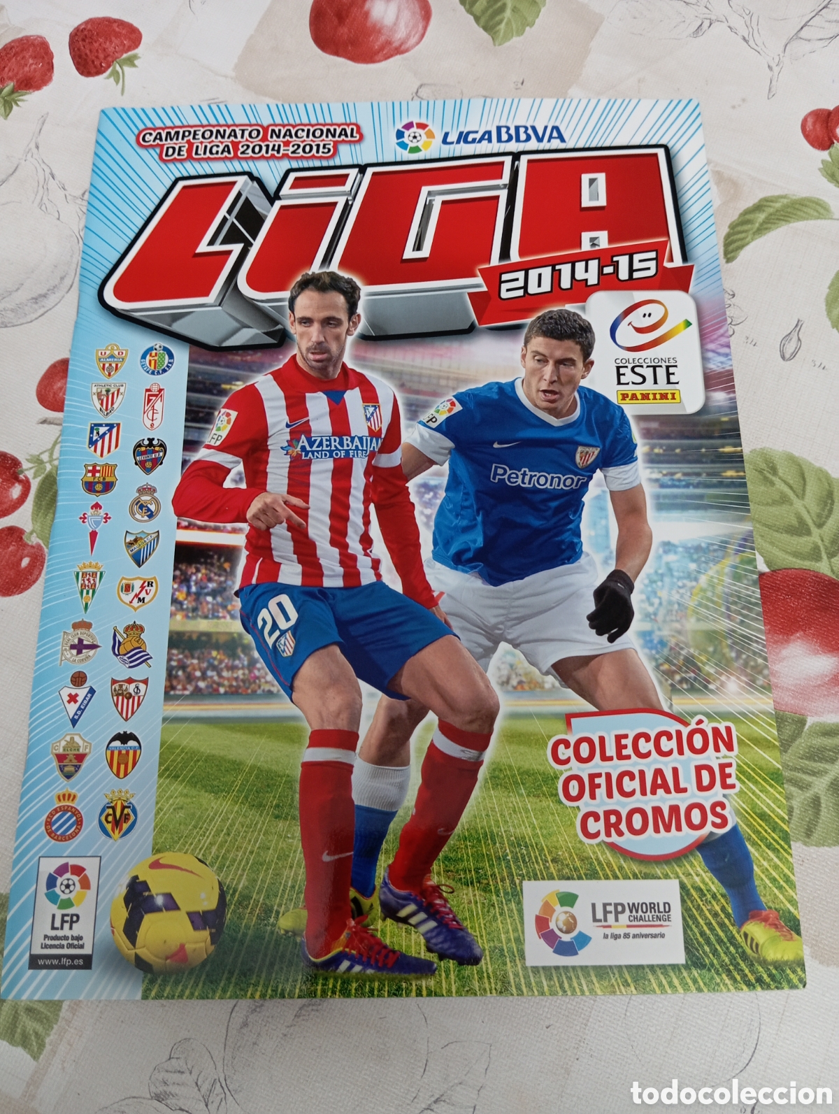 Coleccionismo deportivo: ALBUM VAC&Iacute;O PLANCHA 2014 2015 Liga Este 14 15