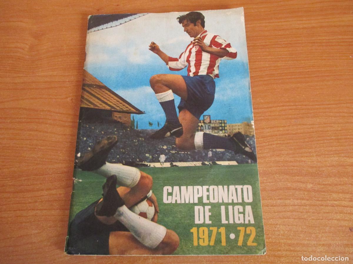 Sports collectibles: ANTIGUO ALBUM DE CROMOS FUTBOL , CAMPEONATO DE LIGA 1971 1972 ( DISGRA )