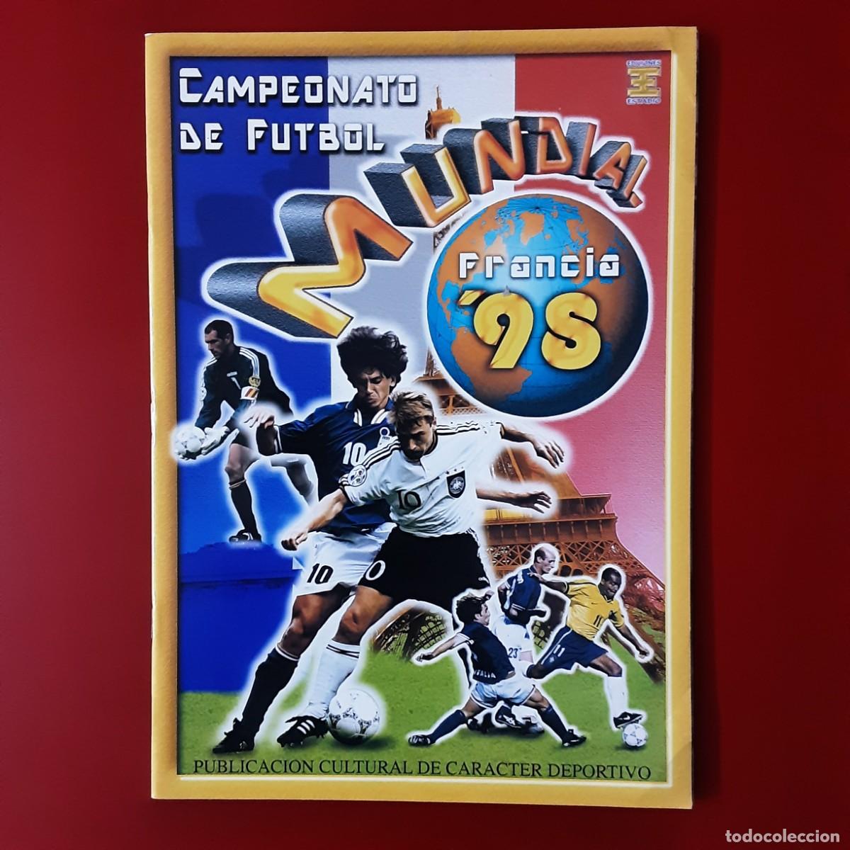 Colecionismo desportivo: ALBUM VACIO MUNDIAL FRANCIA 98 EDICIONES ESTADIO.CAJA 3.