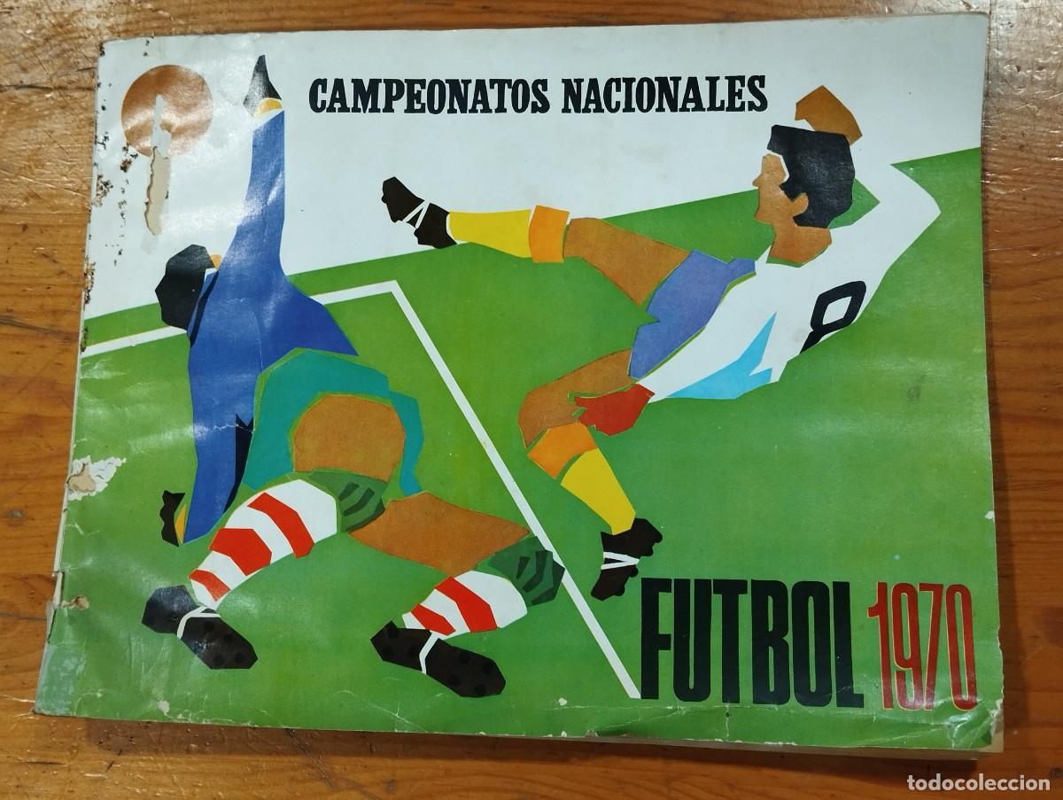 Collectionnisme sportif: ALBUM DE CROMOS CAMPEONATOS NACIONALES FUTBOL 1970.