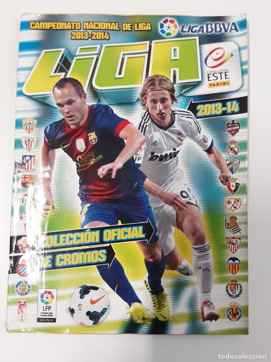 Coleccionismo deportivo: Album cromos futbol liga este 2013 2014 13 14 con Messi y Cristiano Ronaldo