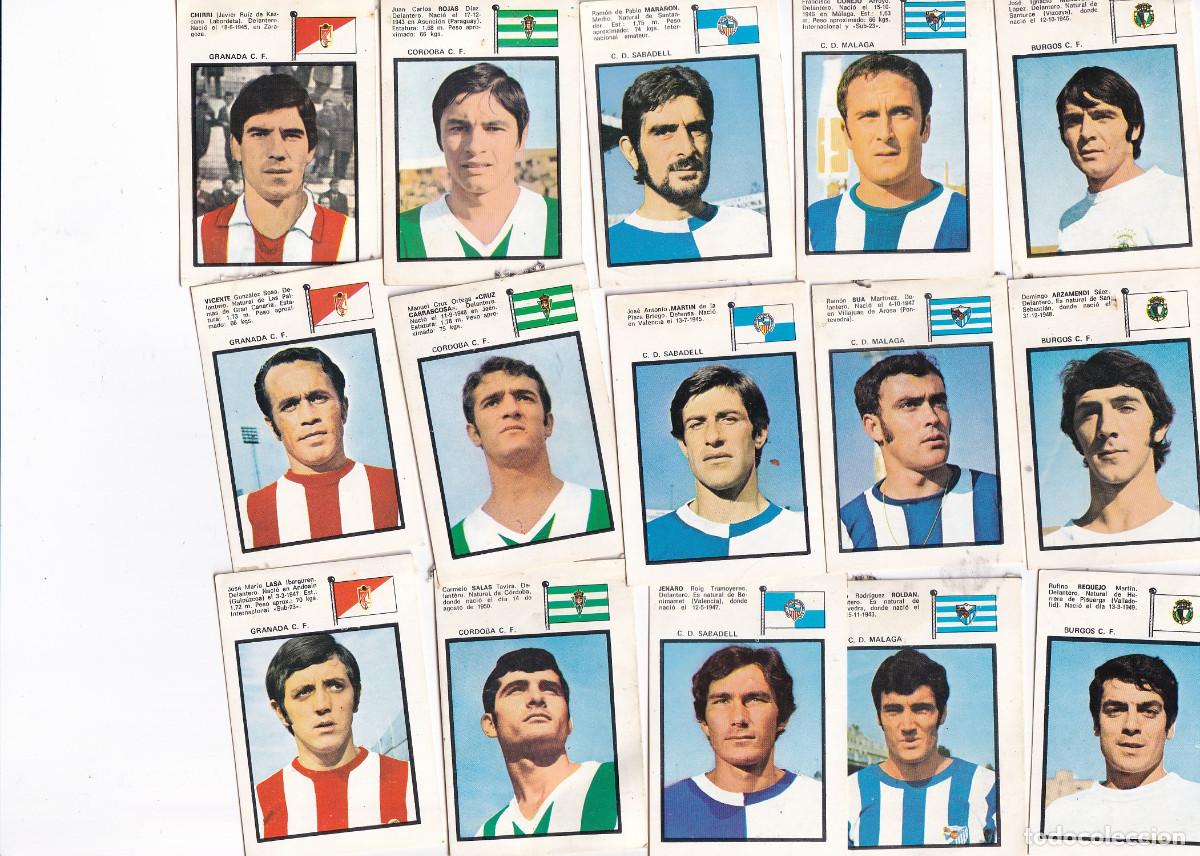 Sports collectibles: 15 CROMOS FUTBOL.- CAMPEONATO DE LIGA 1971 /72. ( Lote2 )