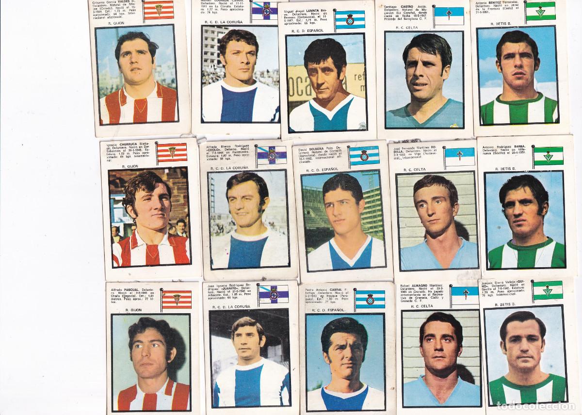 Collezionismo sportivo: 15 CROMOS FUTBOL.- CAMPEONATO DE LIGA 1971 /72. ( Lote 3 )