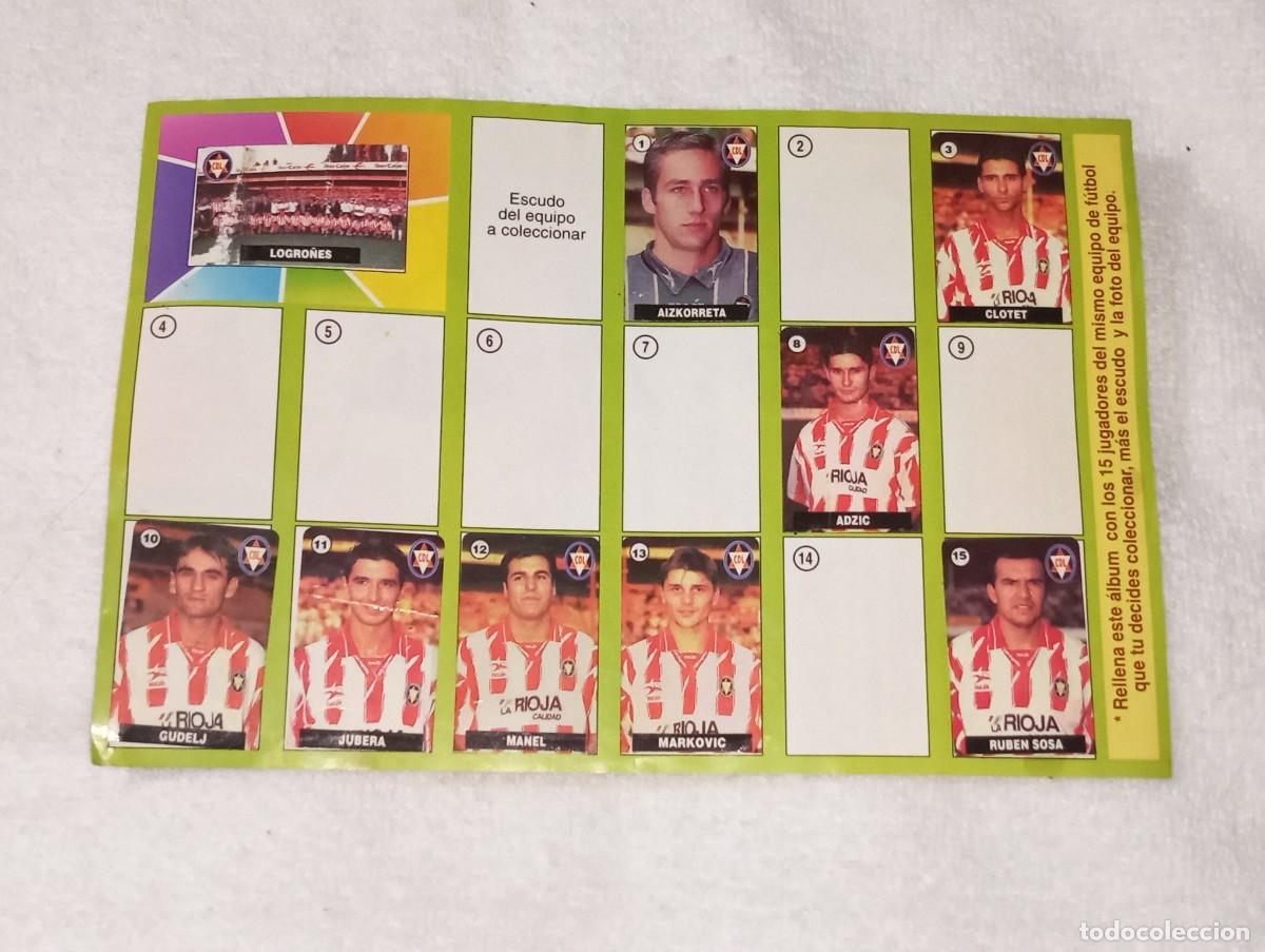 Sammelleidenschaft Sport: ANTIGUO ALBUM DE CROMOS CHICLE FUTBOL LA LIGA DE LAS ESTRELLAS LOGRO&Ntilde;ES VIDAL A&Ntilde;O 1996 - 97