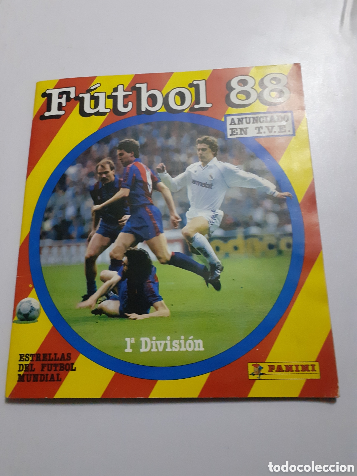 Colecionismo desportivo: ALBUM PANINI FUTBOL 88 INCOMPLETO