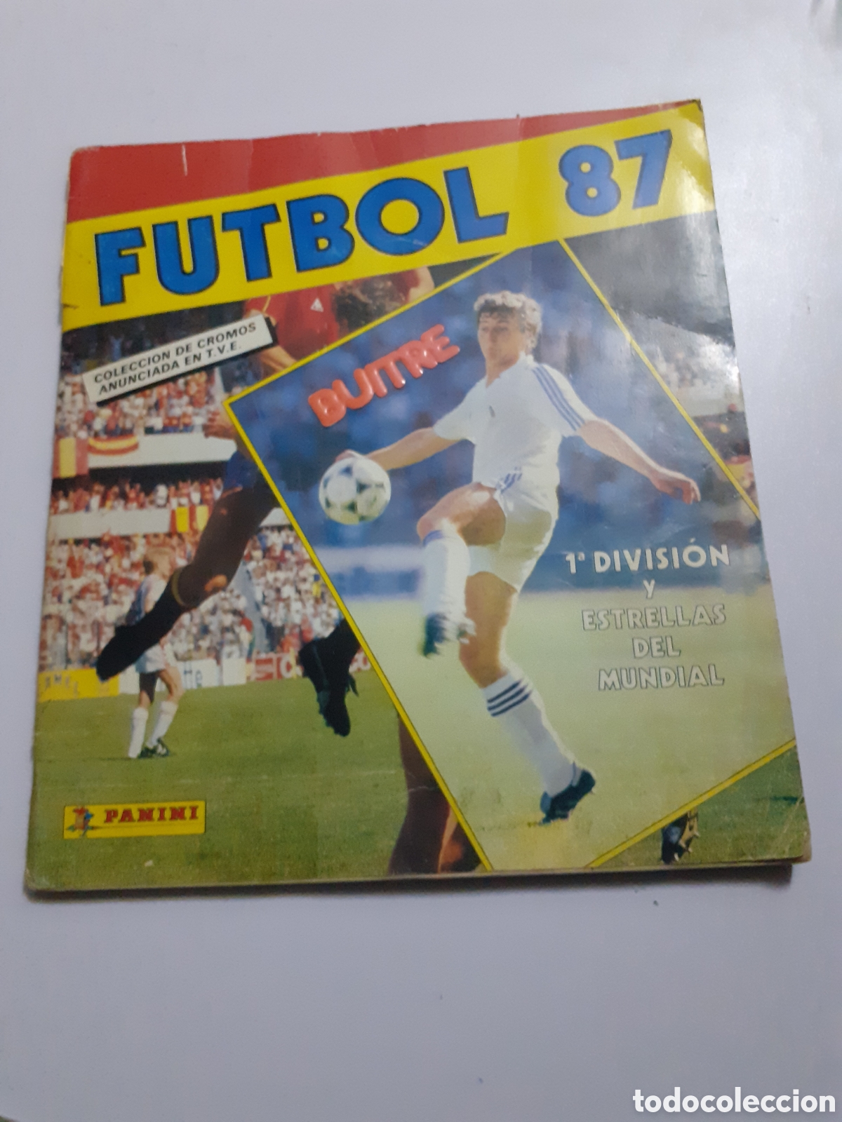 Coleccionismo deportivo: ALBUM PANINI FUTBOL 87 INCOMPLETO FALTAN 8 CROMOS