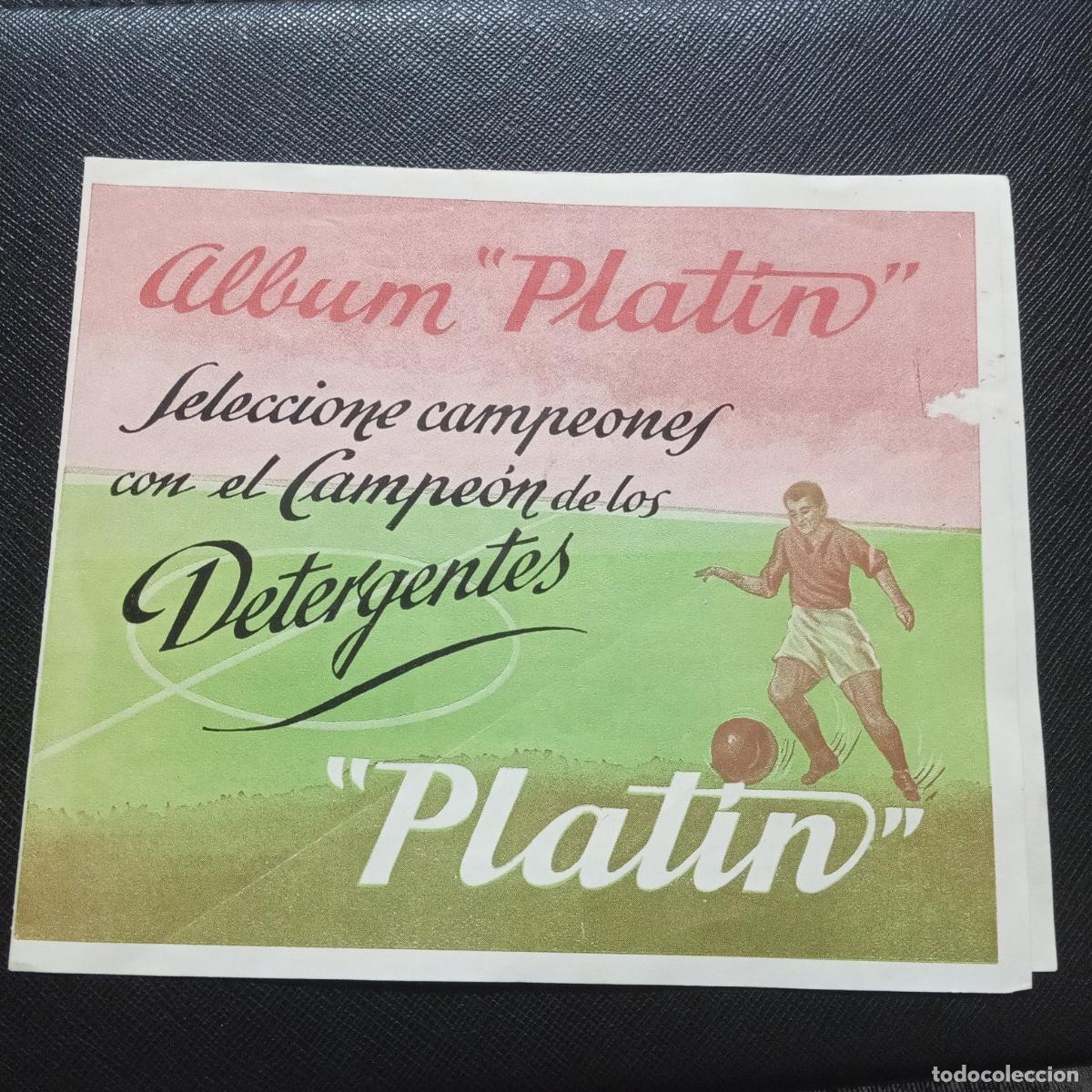 Collezionismo sportivo: ALBUM DETERGENTES PLATIN 1954 CROMOS FUTBOL LIGA 54 - INCOMPLETO