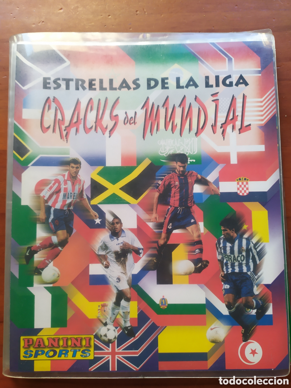 Sports collectibles: &Aacute;lbum vac&iacute;o estrellas de la Liga cracks del Mundial 98 panini sports
