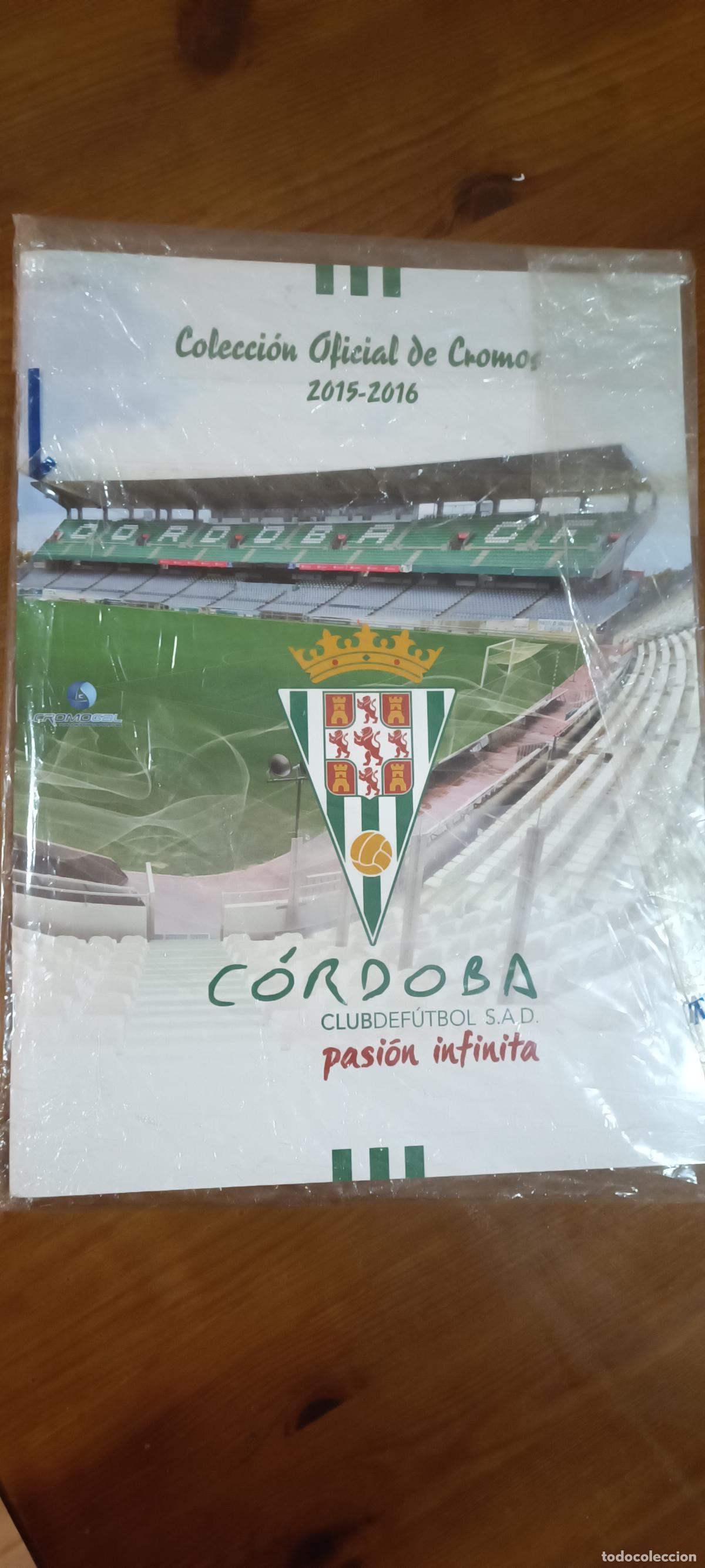 Sports collectibles: ALBUM FUTBOL CORDOBA COLECCION OFICIAL DE CROMOS 2015-2016 VACIO