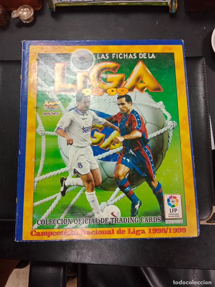 Collectionnisme sportif: ALBUM CASI COMPLETO FICHAS DE LA LIGA MUNDICROMO MUNDI CROMO 98 99 1998 1999 - CARDS CARTAS CROMOS