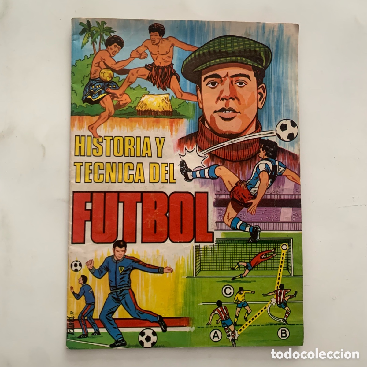 Collezionismo sportivo: album casi completo ( faltan 8 cromos ) historia y tecnica del futbol editorial ruiz romero 1977