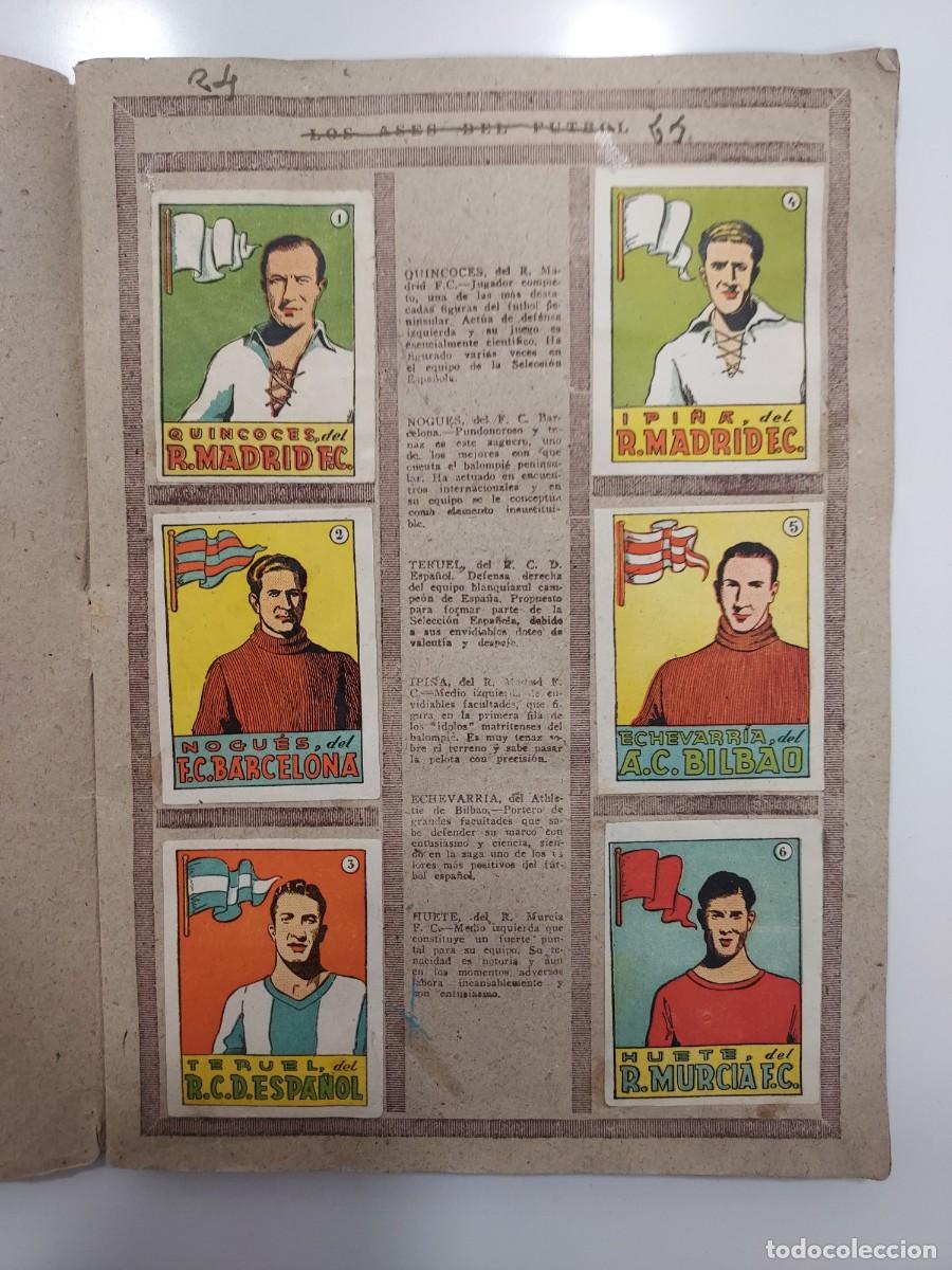 Coleccionismo deportivo: CROMOS CULTURA ALBUM TERCERO EDITORIAL EL GATO NEGRO. A&Ntilde;O 1939. CON 137 CROMOS PEGADOS. FUTBOL