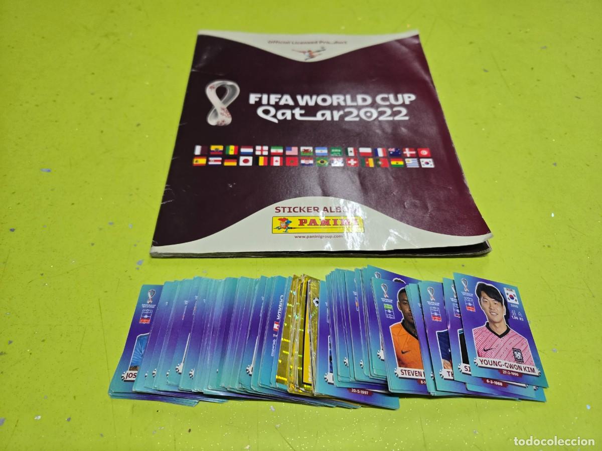 Collezionismo sportivo: ALBUM QATAR 2022 FIFA WORLD CUP , PANINI, FUTBOL , MAS REPETIDOS ,INCOMPLETO