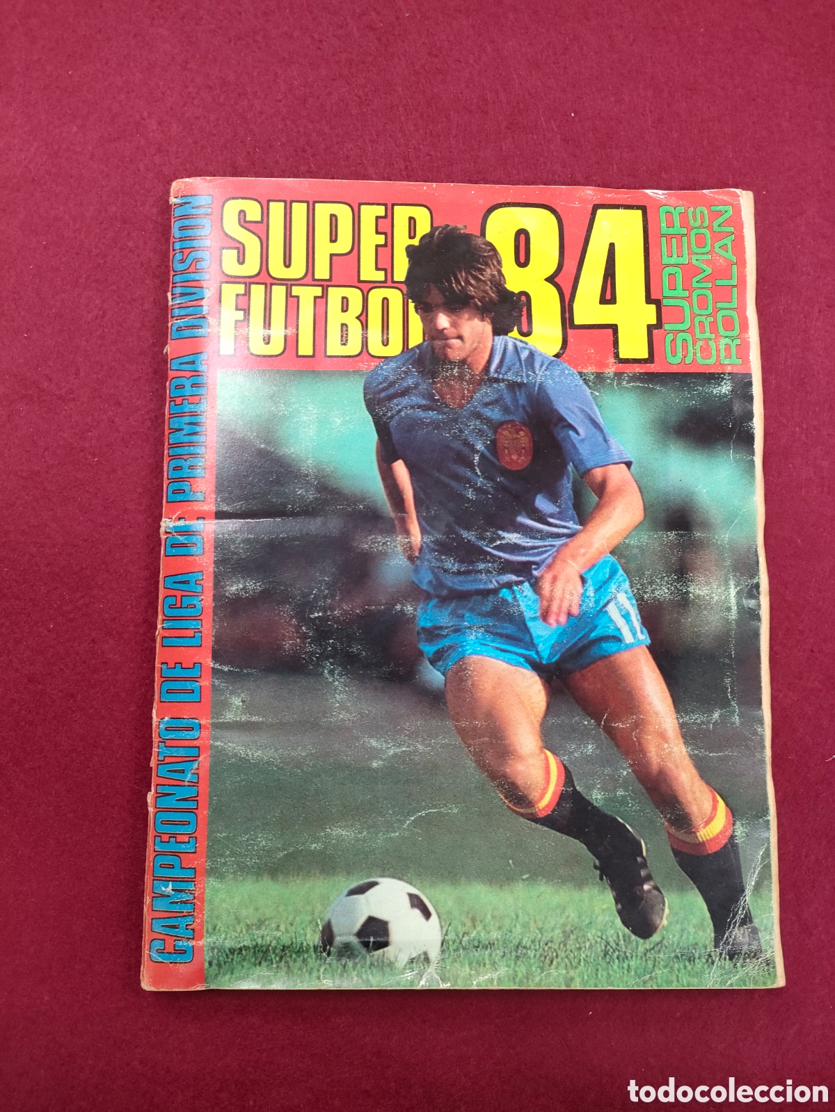 Colecionismo desportivo: Album cromos Super Futbol 84, rollan. A falta de 13 cromos