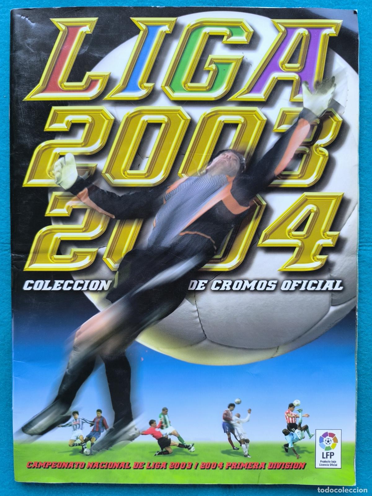 Coleccionismo deportivo: RW ALBUM CROMOS FUTBOL LIGA 2003 2004 03 04 COLECCIONES ESTE INCOMPLETO TIENE 347 CROMOS