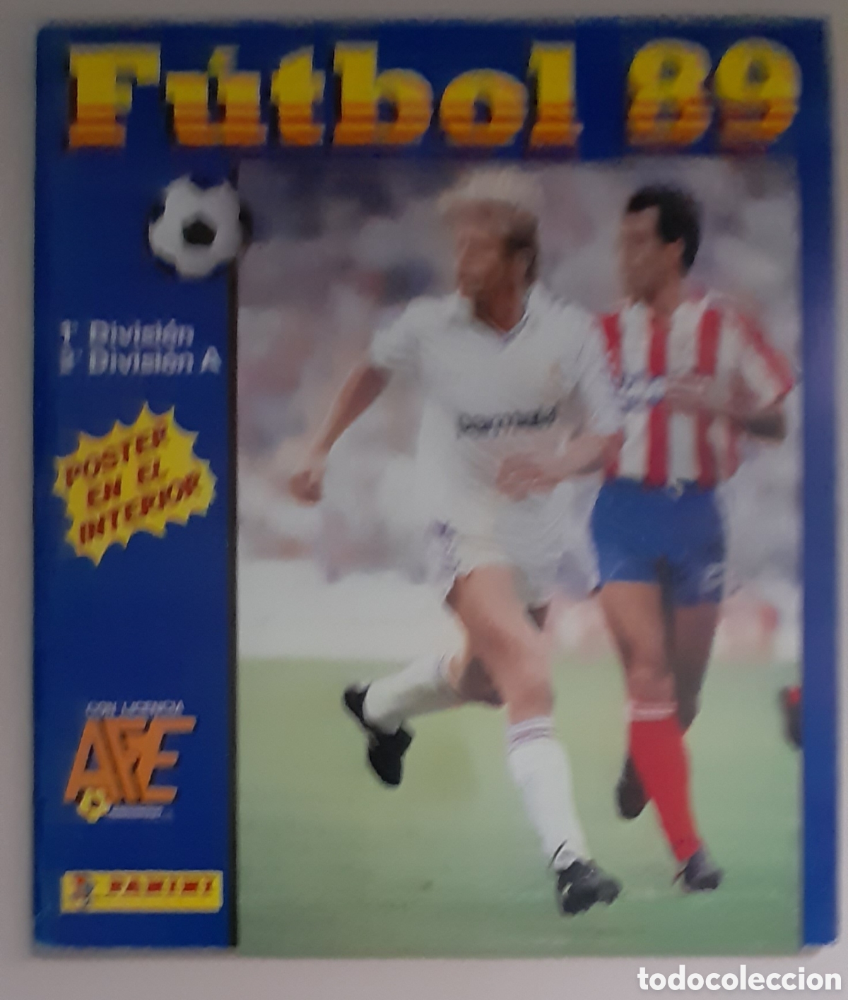 Colecionismo desportivo: &Aacute;LBUM DE CROMOS F&Uacute;TBOL 89 PANINI 1 Y 2 DIVISI&Oacute;N INCOMPLETO