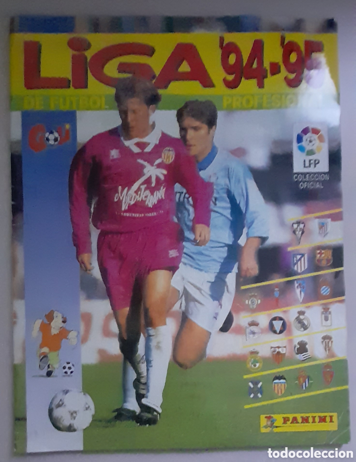 Colecionismo desportivo: &Aacute;LBUM DE CROMOS LIGA 94-95 DE F&Uacute;TBOL PROFESIONAL PANINI