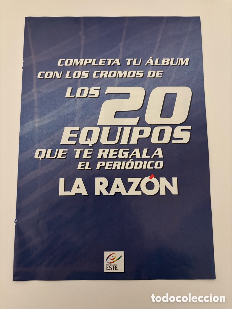 Colecionismo desportivo: HOJAS PERI&Oacute;DICO LA RAZ&Oacute;N 03 03 EDICIONES ESTE 2003 2004