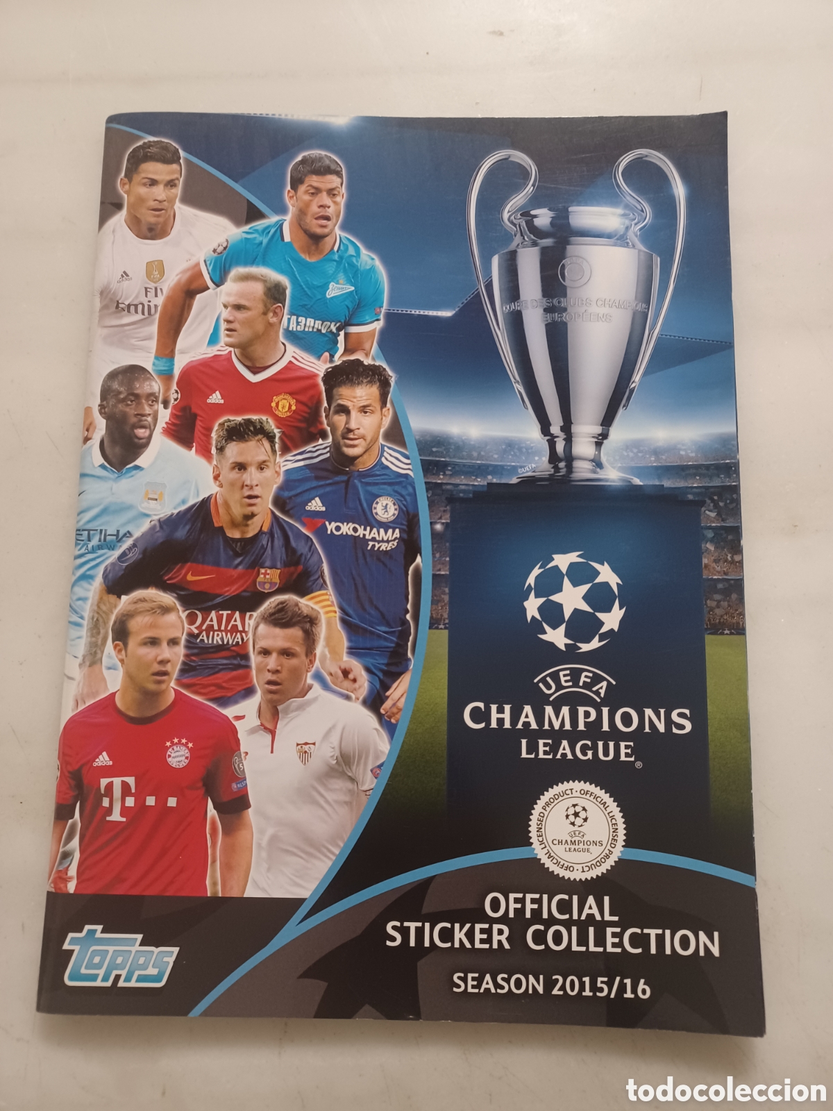 Collectionnisme sportif: Album futbol uefa champions league 2015/16