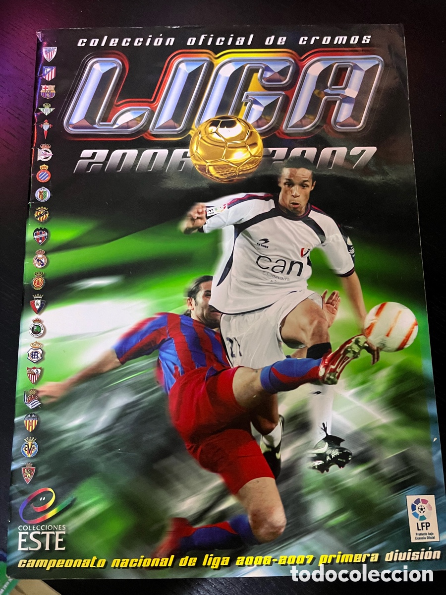 Collectionnisme sportif: &Aacute;lbum plancha vac&iacute;o liga este 2006/2007