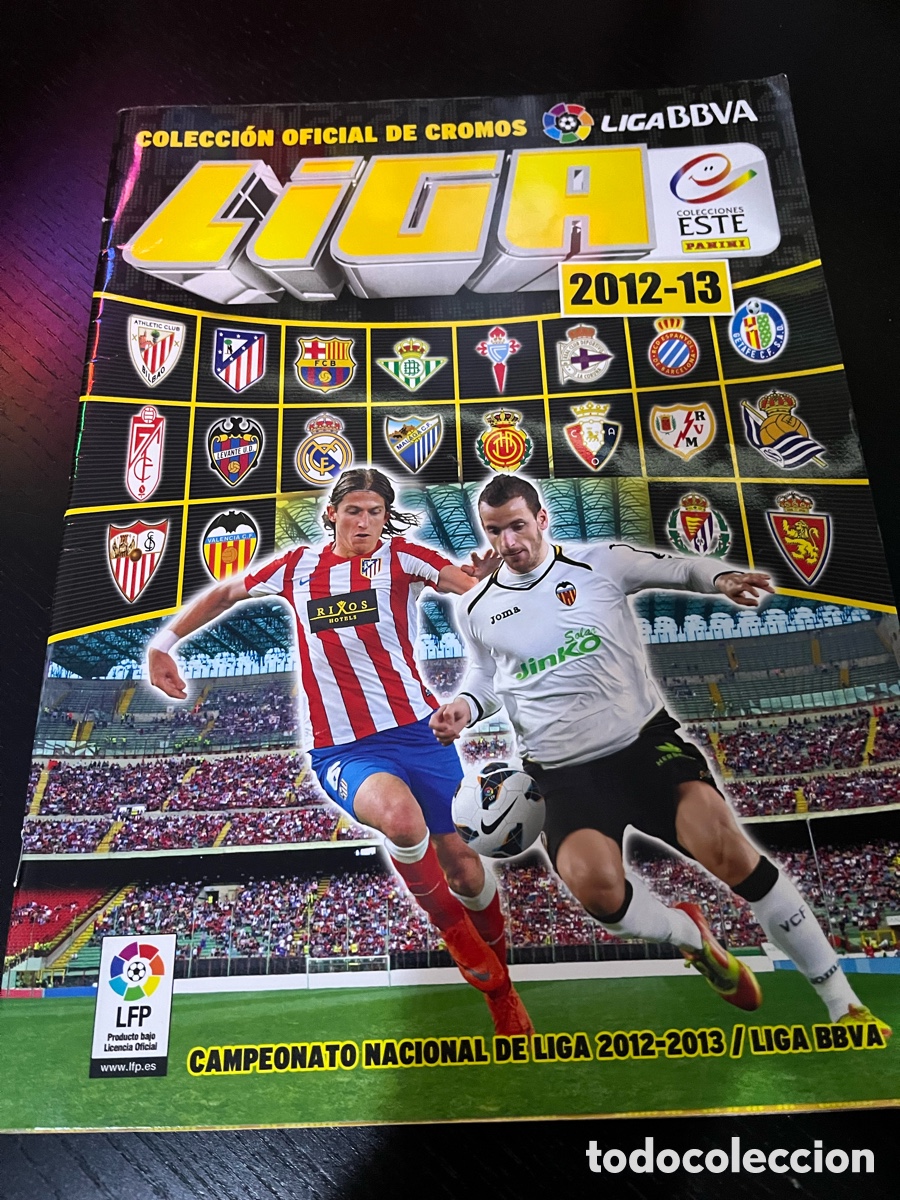Collectionnisme sportif: &Aacute;lbum vac&iacute;o plancha liga este 2012/2013