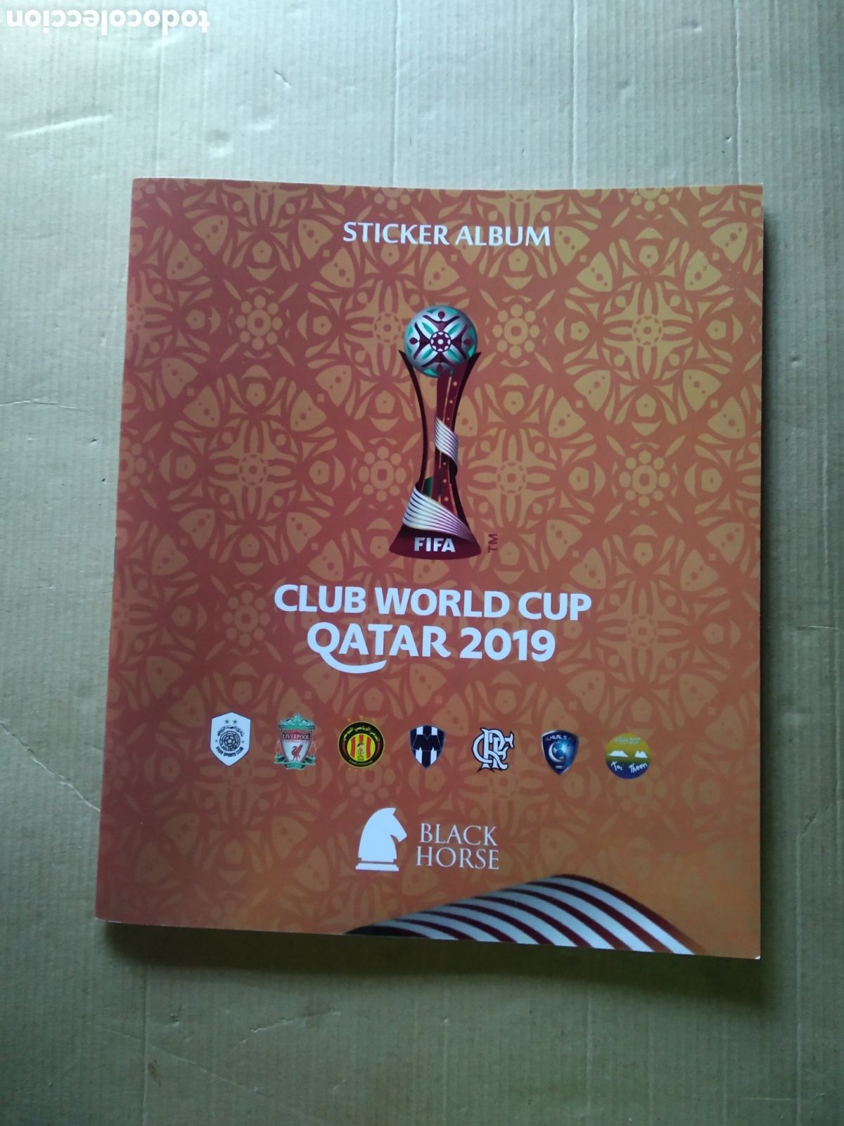 Collectionnisme sportif: ALBUM VAC&Iacute;O CROMO FUTBOL CLUB WORLD CUP QATAR 2019