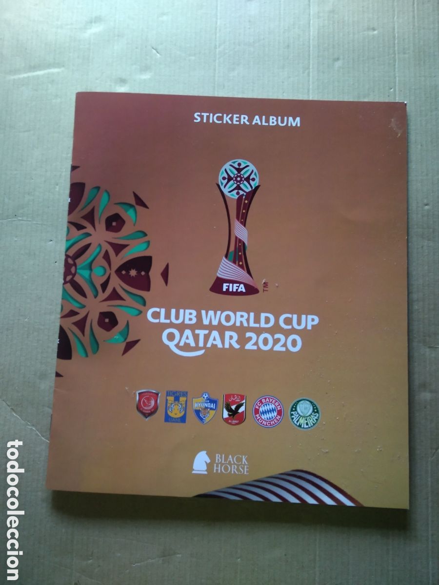 Collectionnisme sportif: ALBUM VACIO CROMO FUTBOL CLUB WORLD CUP QATAR 2020 BLACK HORSE