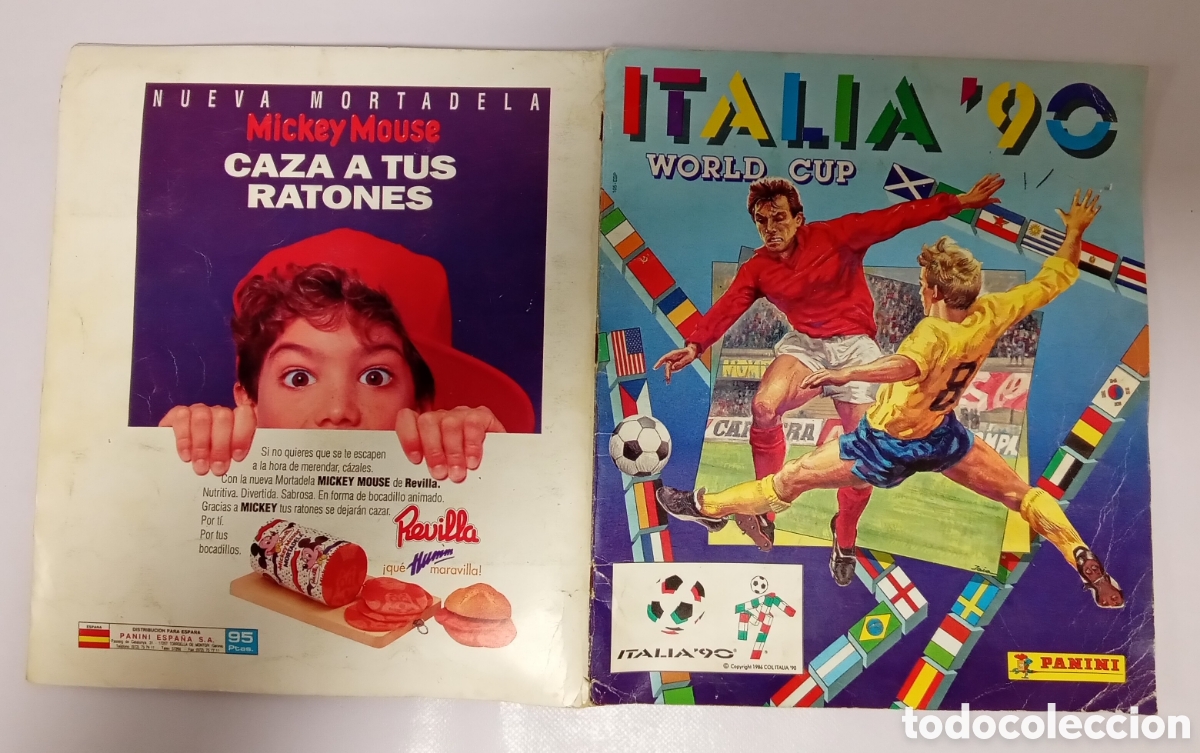 Coleccionismo deportivo: &Aacute;lbum de cromos Italia 90 world cup panini