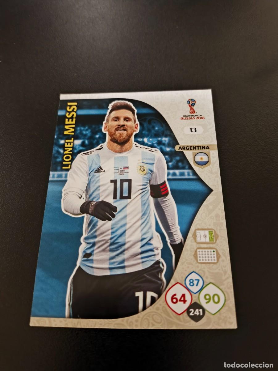 Collectionnisme sportif: 13 LIONEL MESSI ARGENTINA BARCELONA PANINI WORLD CUP MUNDIAL RUSSIA 2018 NO LIGA ESTE