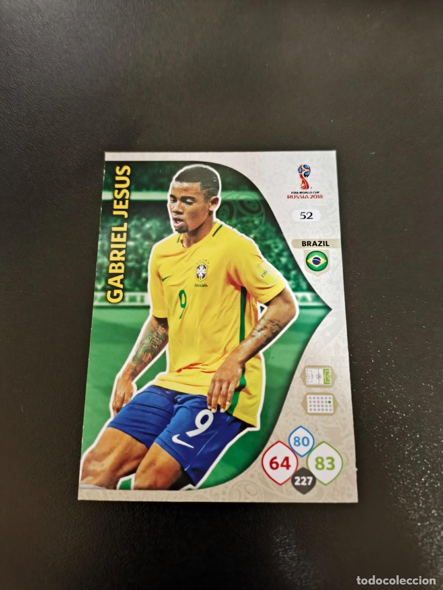Sammelleidenschaft Sport: 52 GABRIEL JESUS MANCHESTER CITY BRAZIL BRASIL PANINI WORLD CUP MUNDIAL RUSSIA 2018 NO LIGA ESTE