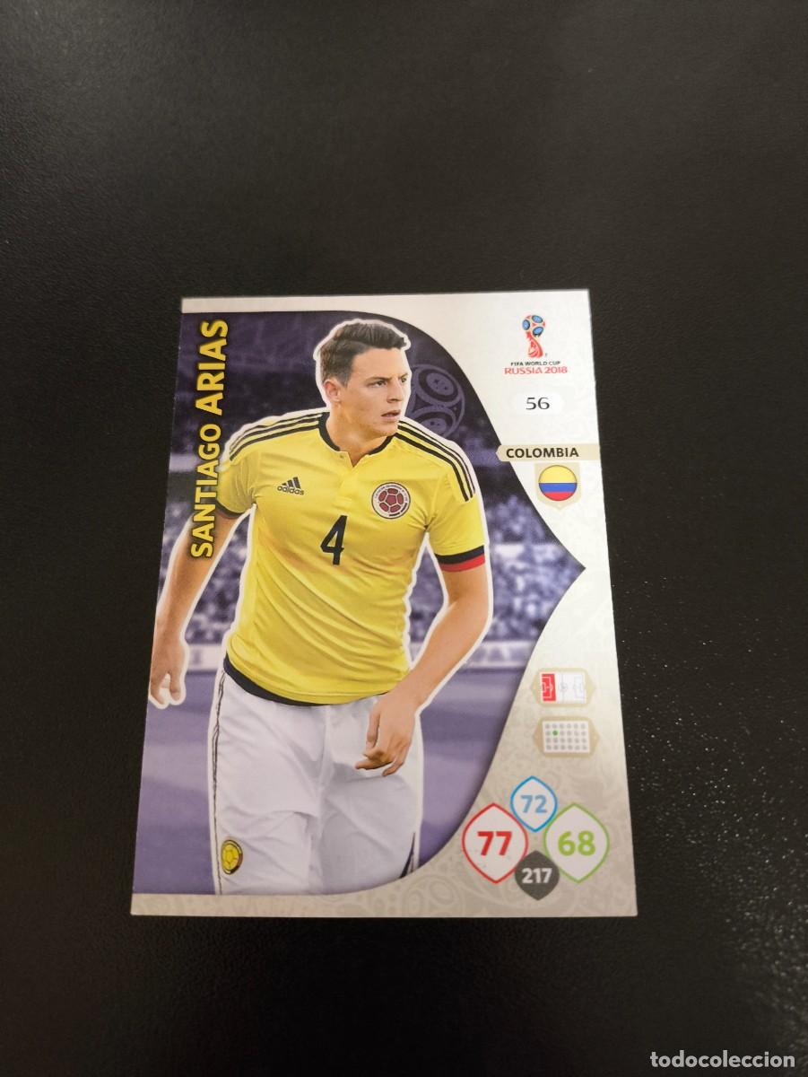 Colecionismo desportivo: 56 SANTIAGO ARIAS COLOMBIA PANINI WORLD CUP MUNDIAL RUSSIA 2018 NO LIGA ESTE