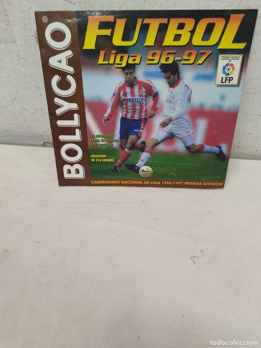 Collezionismo sportivo: &Aacute;lbum de cromos Bollycao, futbol liga 96-97. Sin cromos vac&iacute;o.