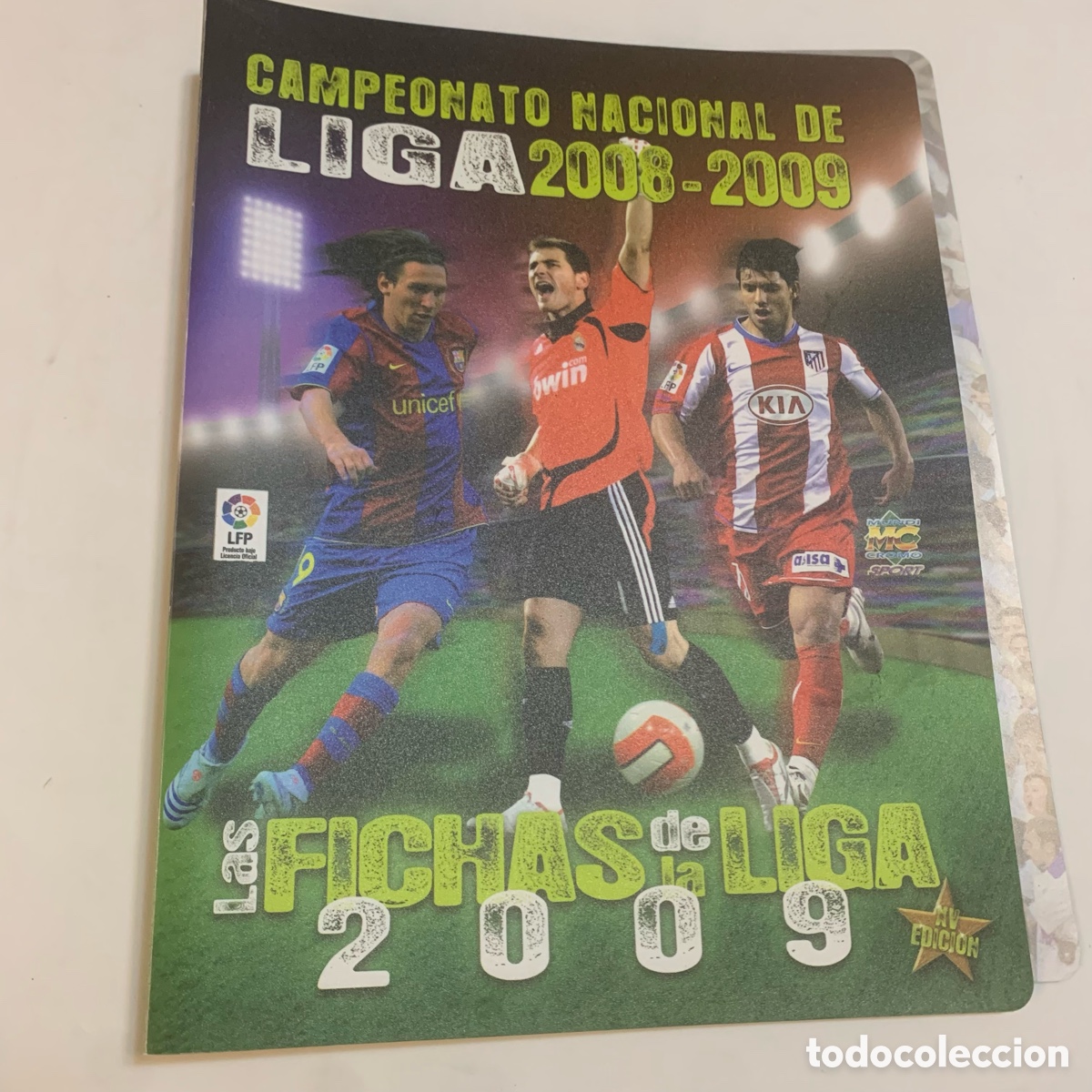 Colecionismo desportivo: ALBUM ARCHIVADOR VACIO MUNDICROMO LAS FICHAS DE LA LIGA 08 09 2008 2009
