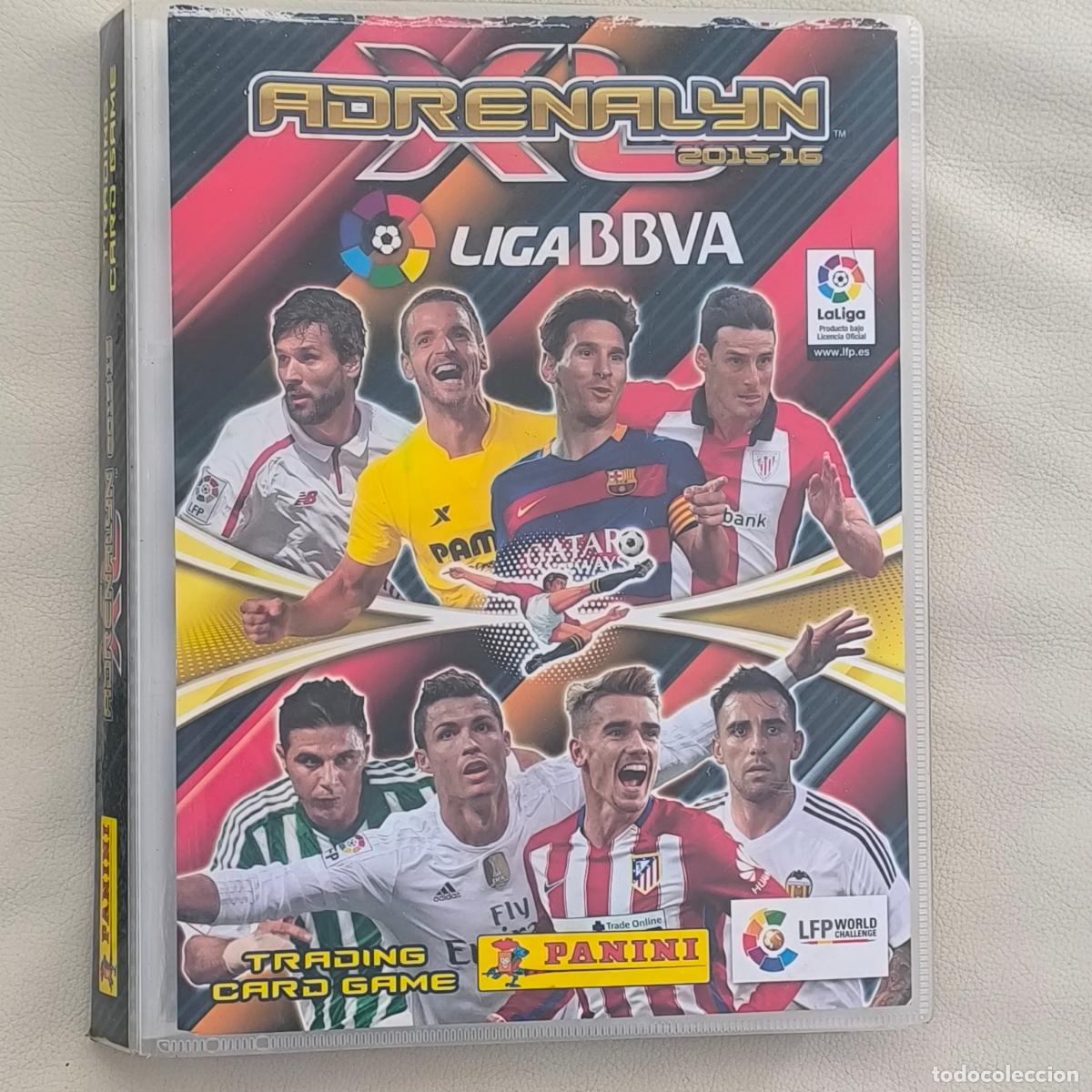 Coleccionismo deportivo: Album archivador Adrenalyn 2015-16 con 286 cards