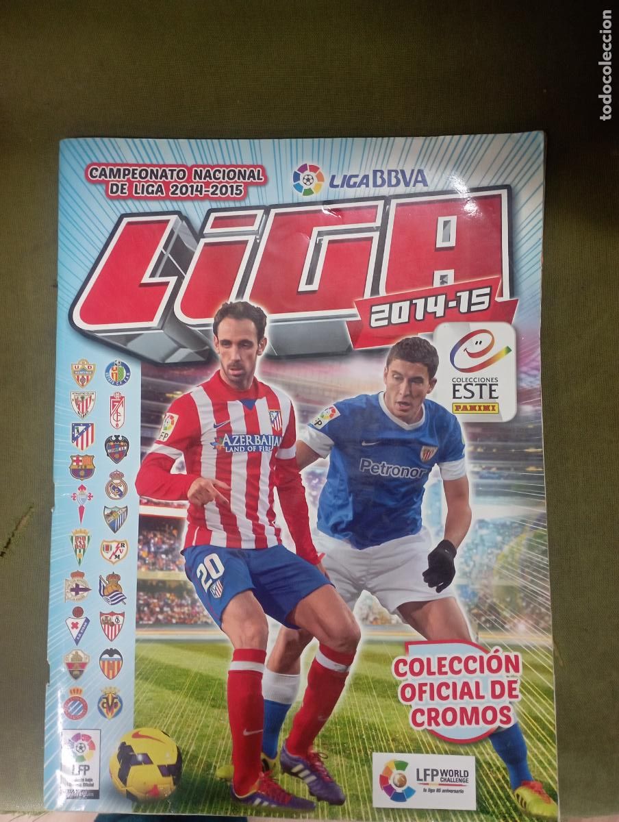 Collezionismo sportivo: ALBUM DE CROMOS DE FUTBOL , LIGA 2014- 15 . EDICIONES ESTE . incompleto