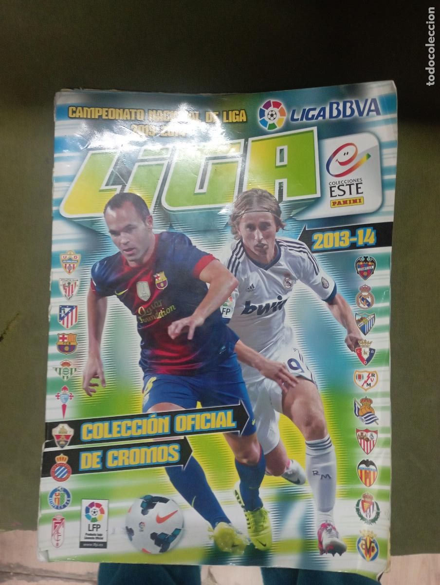 Collezionismo sportivo: ALBUM DE CROMOS DE FUTBOL , LIGA 2013- 14 . EDICIONES ESTE . incompleto