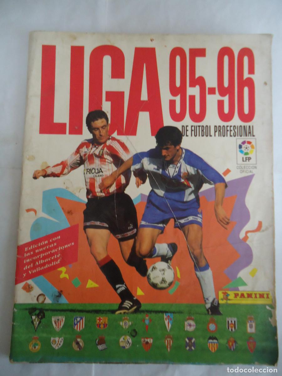 Sports collectibles: ALBUM DE CROMOS INCOMPLETO LIGA 95-96 DE PANINI.